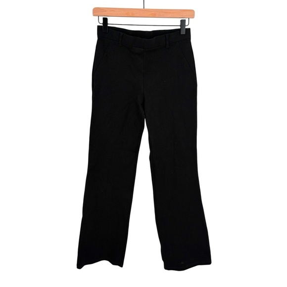 Quince Ultra Stretch Ponte Knit Bootcut Pants Black Small - Picture 4 of 10